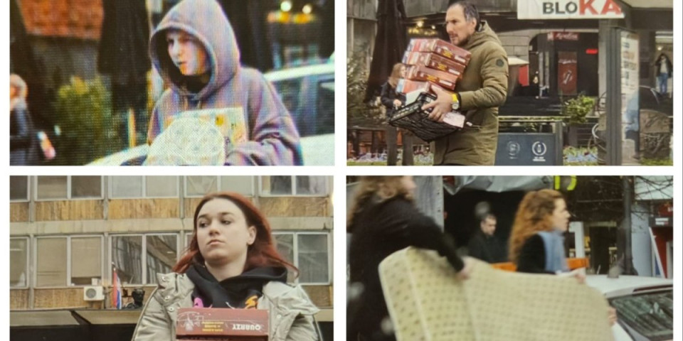 Opšta bežanija: Nove fotografije prve blokaderske seobe iz Rektorata