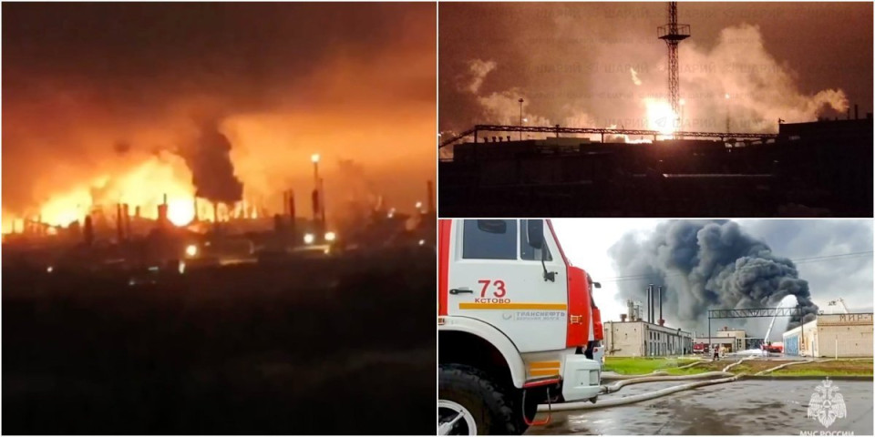 (VIDEO) Neviđen horor u Rusiji! Eksplozije odjekivale satima: Ogromna bitka u vazduhu, gore nebo i zemlja
