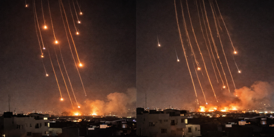 (VIDEO) Počelo pustošenje Izraela! Iran iznenada demonstrirao nezamislivu vojnu moć: Otvorilo se na nebu i zasulo je ceo grad...