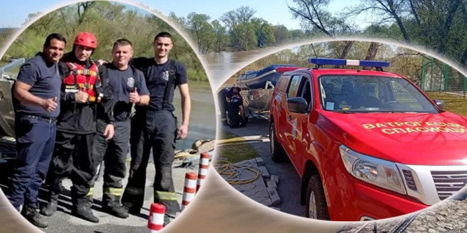 Tragedija izbegnuta "za dlaku": Čovek ispao iz čamca, počeo da se davi, vatrogasci-spasioci iz Jagodine odmah reagovali (FOTO)