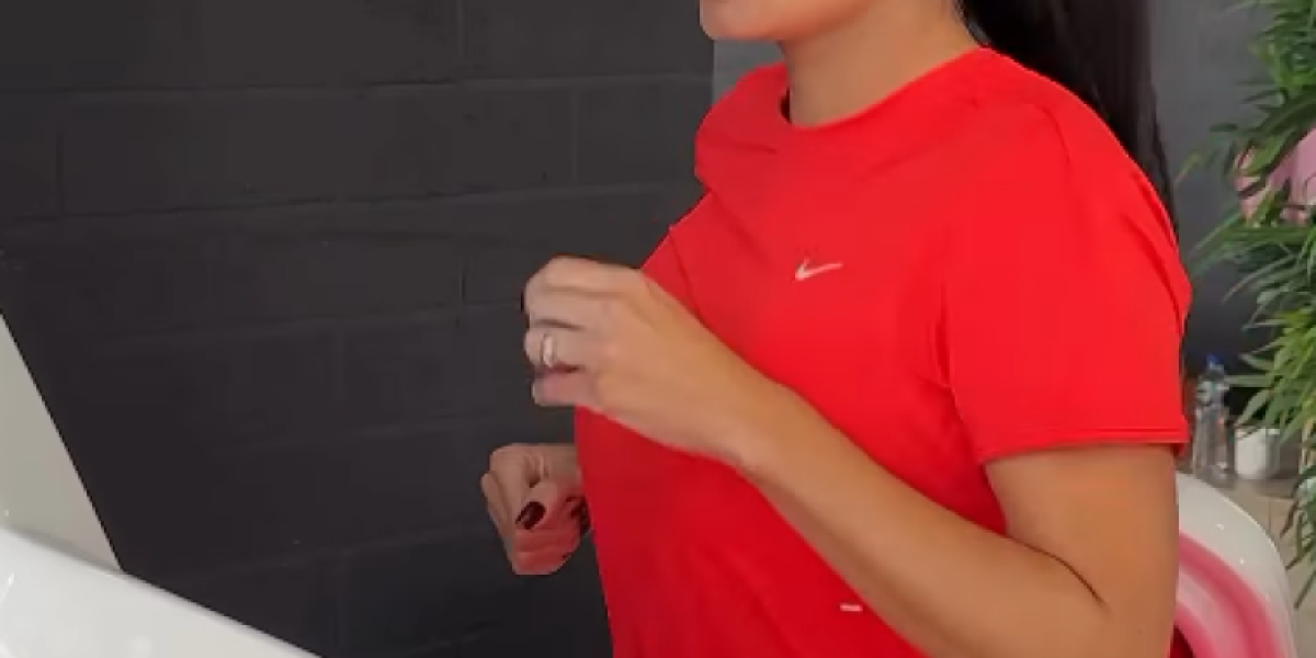 Mia Borisavljević na treningu