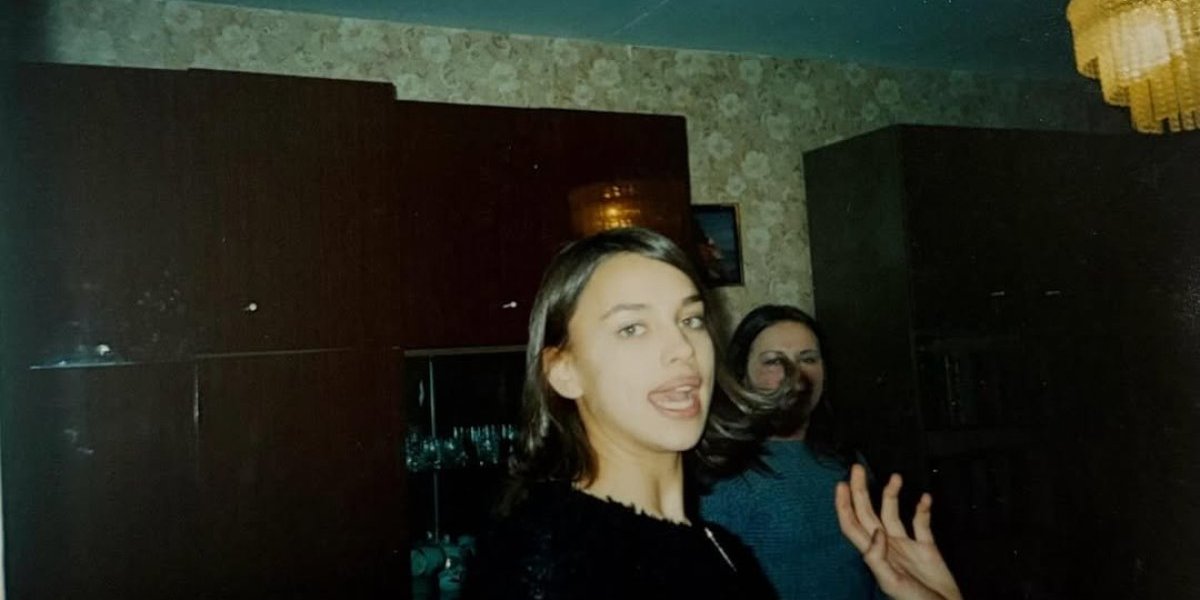 Irina Šajk u detinjstvu