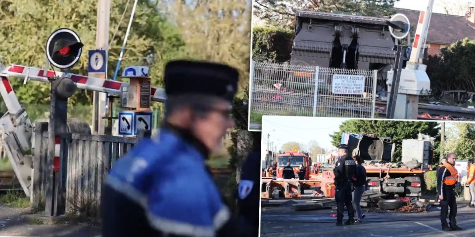 (VIDEO) Katastrofa u NATO državi! Voz udario kamion sa vojnom opremom - stižu strašne scene sa lica mesta
