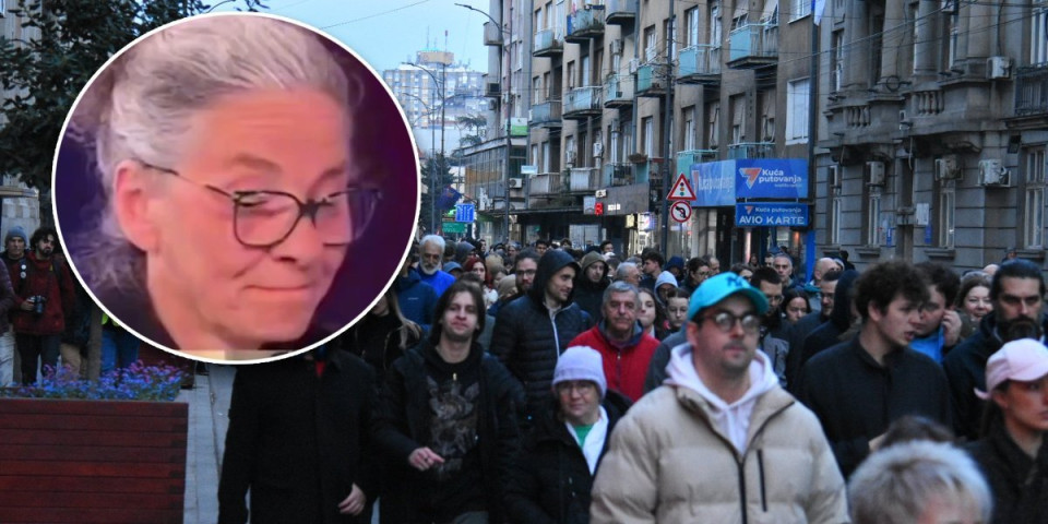 "Srbija ne sme da bude srpska država": Ljudi, ovo je pravi izliv zombizma u mozak - snimak blokaderke sve otkriva