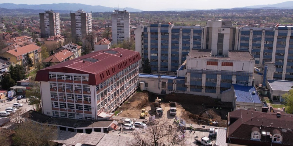 Kraljevačka bolnica dobija važan objekat: Gradi se dijagnostički centar na više od 4.000 kvadrata