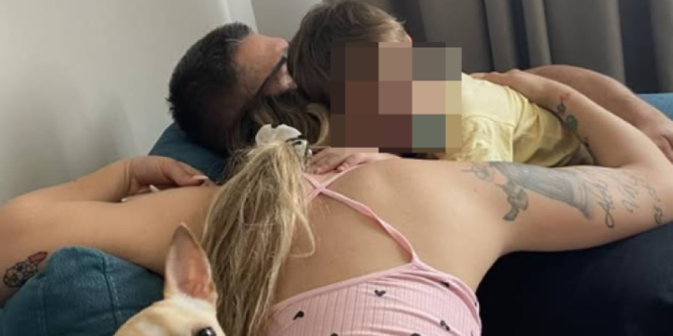 Svi na okupu: Nakon prijave policiji, selidbe i žestokih uvreda Golubović objavio sliku sa Kristinom i sinom