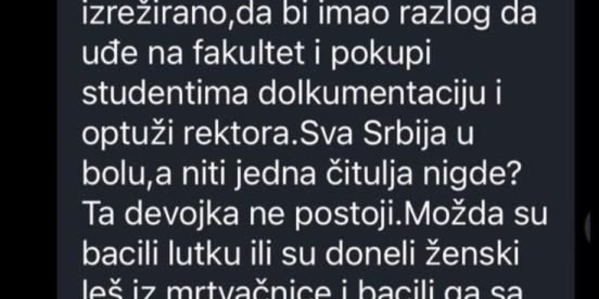 Poruke razmenjene na mrežama