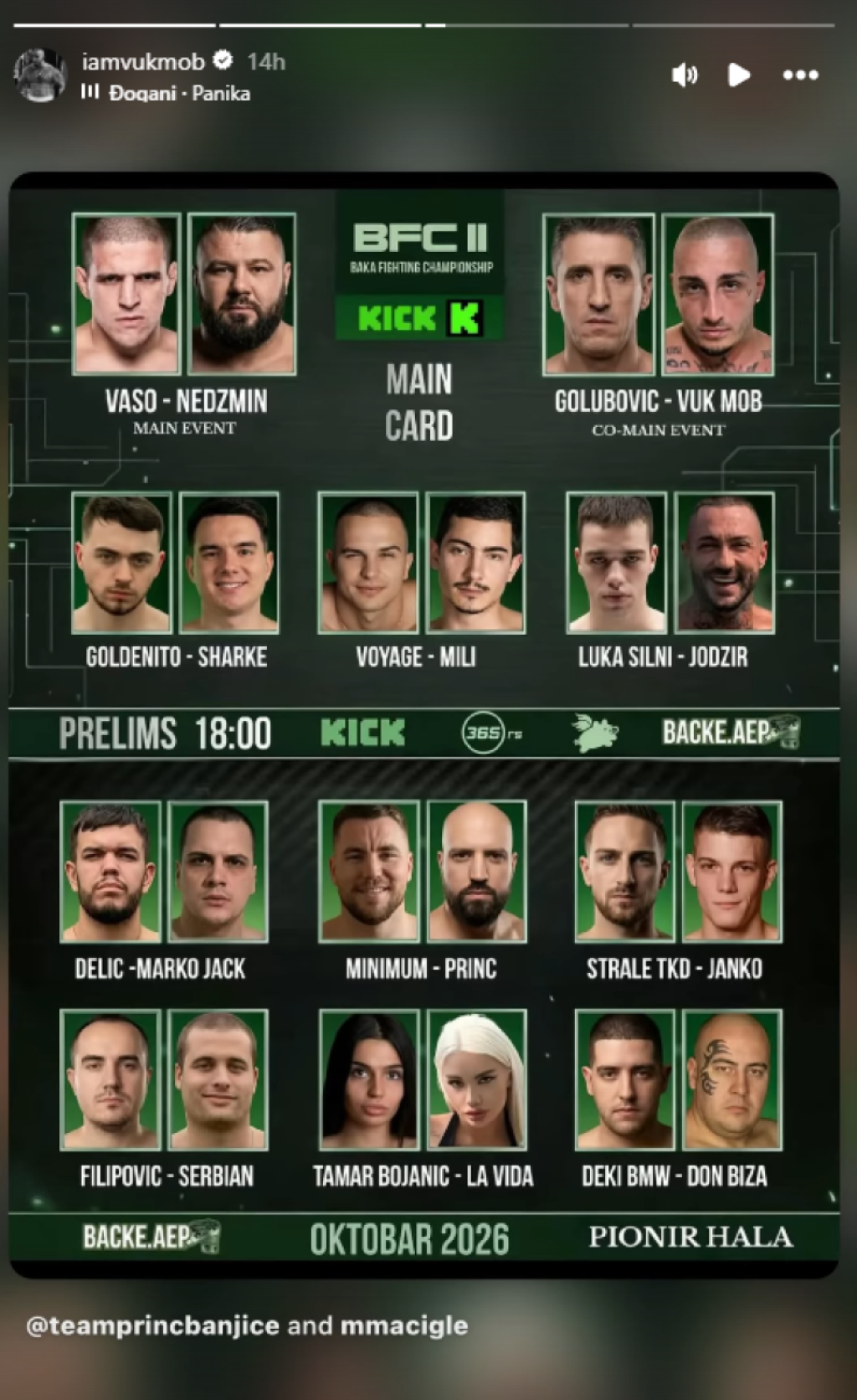 U ringu će se naći i vojaž: Objavljen spisak takmičara boks meča Bake Praseta