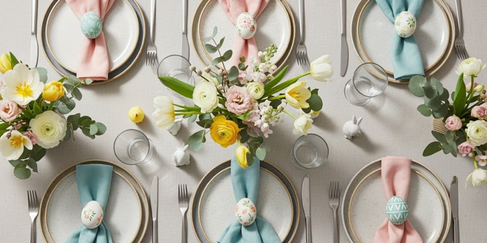 Vaskršnja čarolija za 3 minuta: Napravite zeke od salveta - trik zaludeo domaćice (VIDEO)