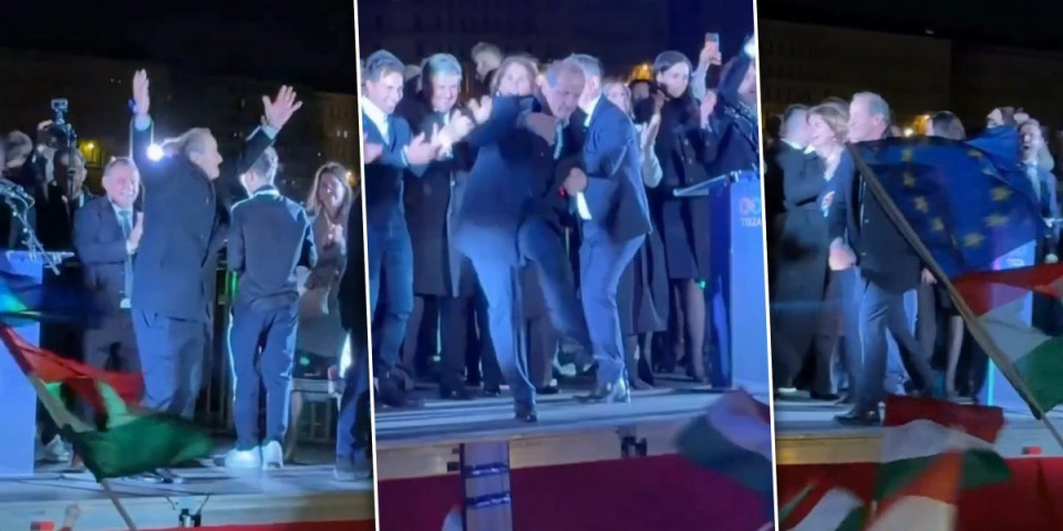 Ko je čovek koji je "ukrao šou"? Kandidat za ministra postao viralan zbog slavlja u Budimpešti (VIDEO)