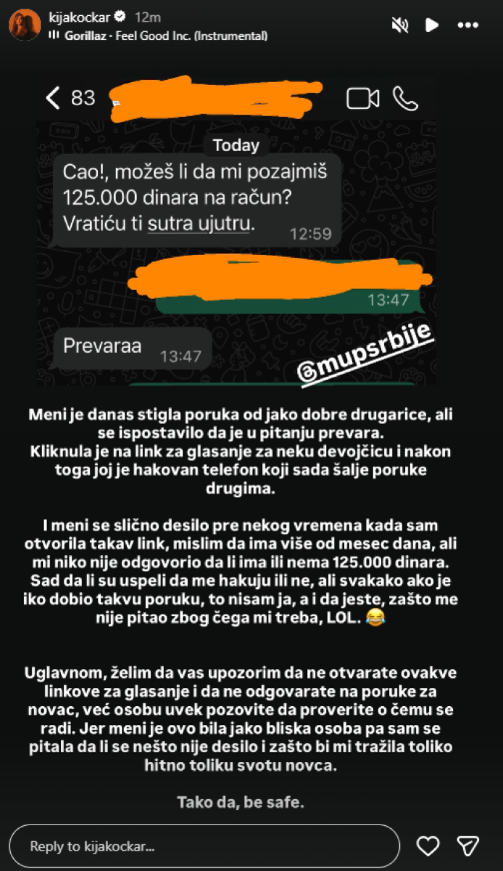 Kiju Kockar pokušali da ojade za 125.000 dinara - U sve je umešana i njena durgarica: Uputila hitan apel!