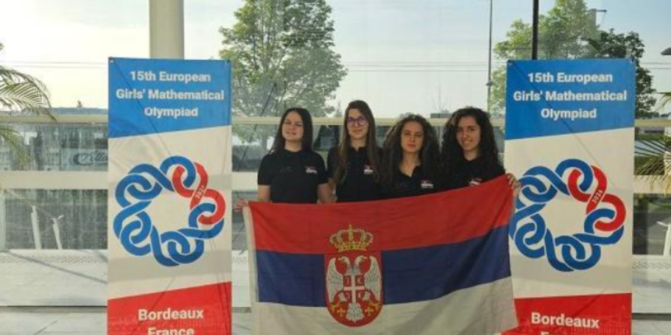 Najbolje matematičarke u Evropi govore srpski: Vanja, Nina, Irina i Anja