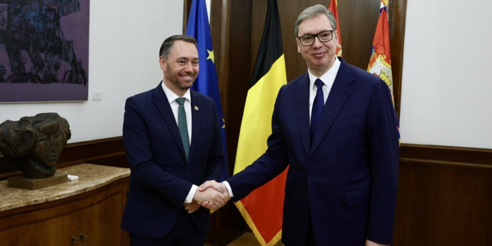 "Dobar i sadržajan razgovor": Oglasio se Vučić posle sastanka sa potpredsednikom vlade Belgije (FOTO)