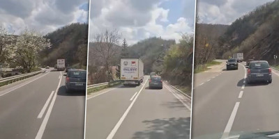 Na deonici puta između Raške i Kraljeva zabeležen je još jedan primer krajnje nesavesne vožnje, koji je mogao da se završi teškom saobraćajnom nesrećom.