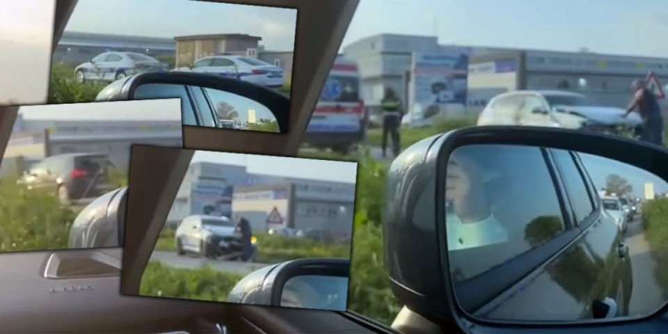 Sumnja se da ima povređenih: Jeziv sudar na izlazu iz Novog Sada (VIDEO)