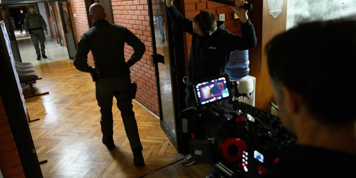 Na snimanju serije "Plava krv"