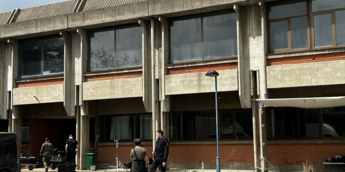 Na snimanju serije "Plava krv"