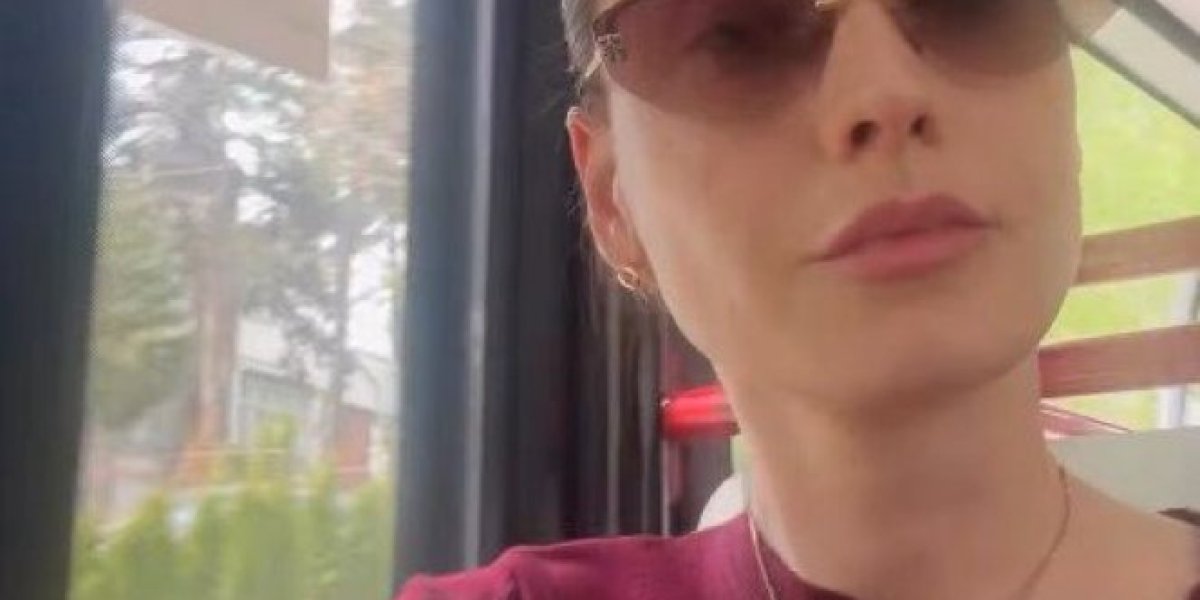 Mirka Vasiljević u gradskom prevozu
