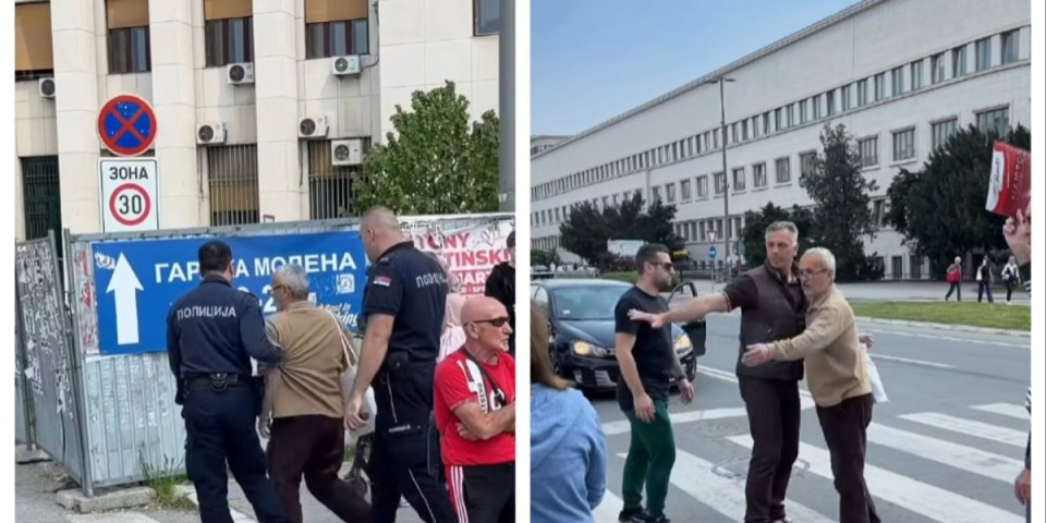 Skandal! Policija pomaže blokaderima da maltretiraju čoveka?! (VIDEO)
