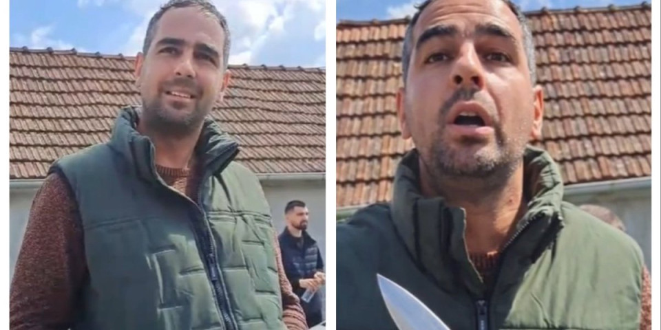 (VIDEO) Blokaderski nasilnik potegao nož: Jezive scene u kafani u Vitanovcu kod Kraljeva