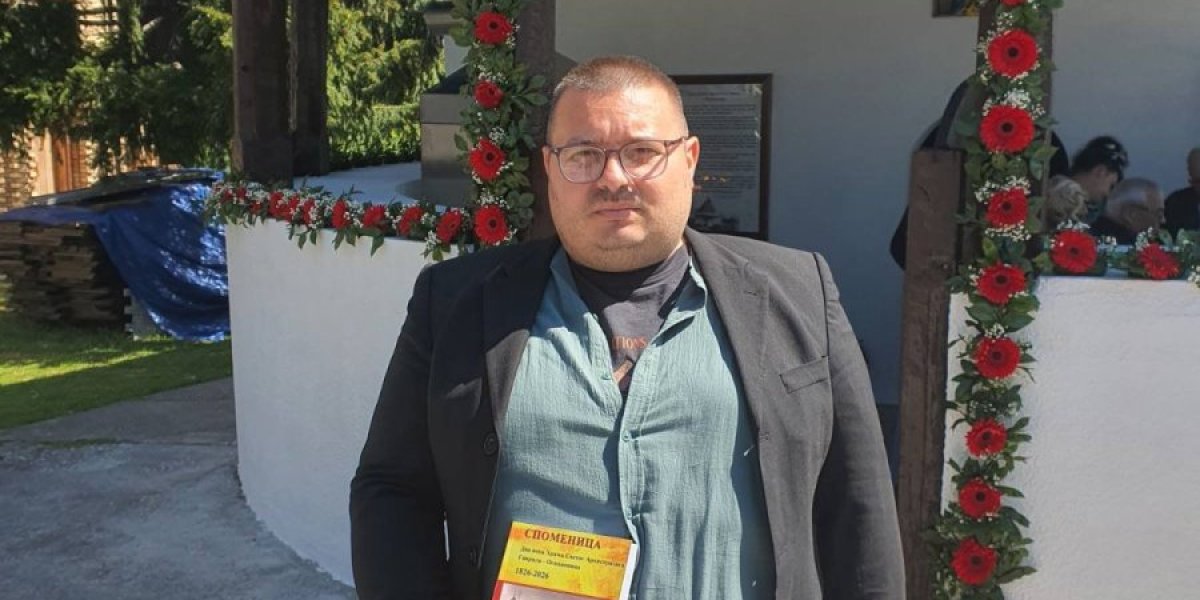 Aleksandar Srejić, autor spomenice "Dva veka Hrama Svetog Arhistratiga Gavrila"