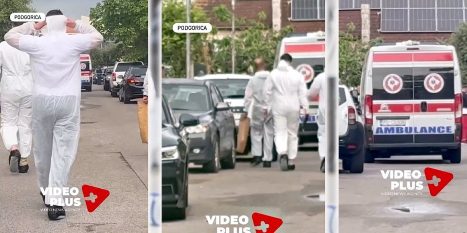 Opsadno stanje u Podgorici, sve vrvi od policije: Prvi snimci sa mesta trostrukog ubistva (VIDEO)