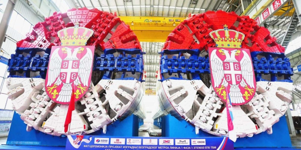 Siniša Mali objavio prve snimke "krtica" iz Kine: "Veliki korak u izgradnji beogradskog metroa o kome sanjaju generacije Beograđana"