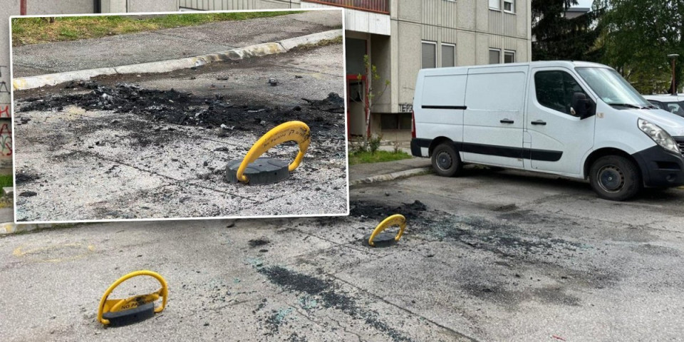 Luksuzni "bmw" odleteo u vazduh, od njega ostao samo garež: Drama u Čačku (VIDEO)