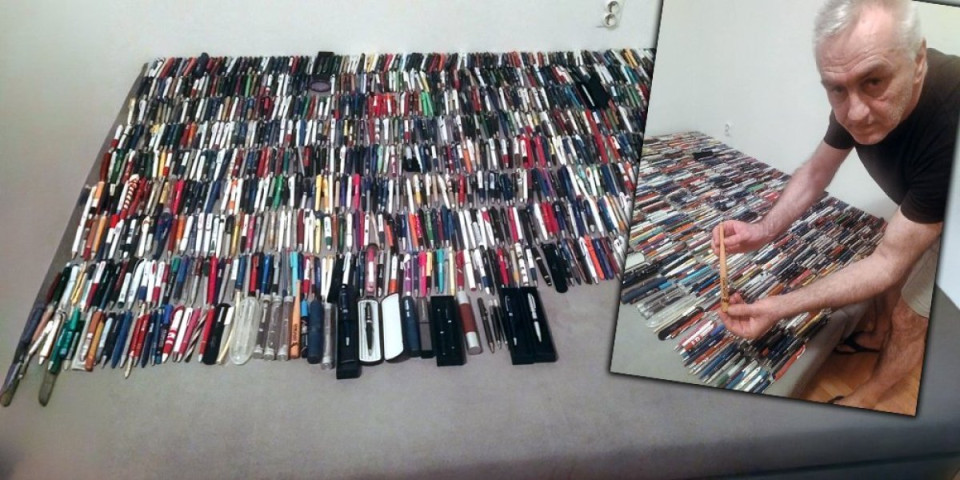 Saša je strastven kolekcionar! Tokom boravka u Švedskoj, fasciniran, odlučio je da ih sakuplja