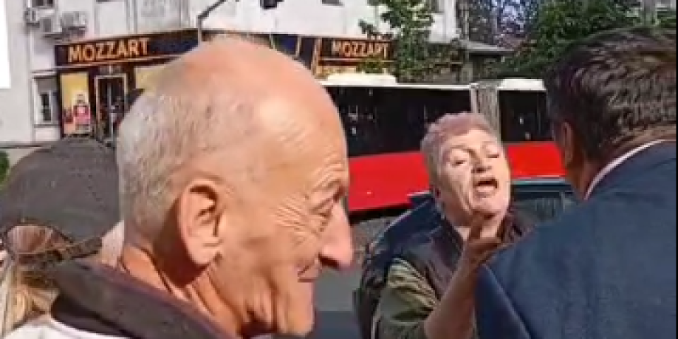 Zemunski zboraši totalno podivljali: Napadali aktiviste SNS i čupali stubiće (VIDEO)