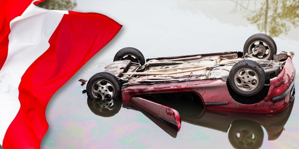 Opsadno stanje u Donjoj Austriji: Automobil se survao u Dunav, spasioci na terenu