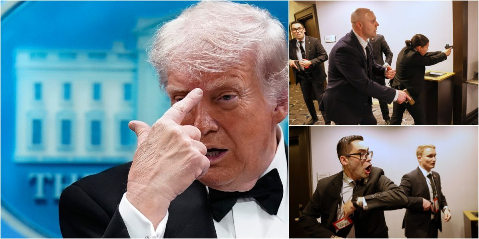 (FOTO) Tramp u šoku nakon pucnjave na večeri! Melaniji je imao da poruči samo jedno