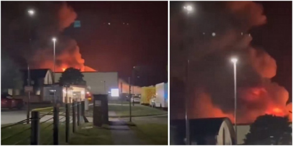 (VIDEO) Izgoreće najmoderniji bombarderi SAD?! Bukti ogroman požar u vojnoj bazi, situacija se otima kontroli