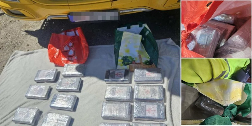 U kamion "uštekali" 17 kilograma kokaina: Pogledajte zaplenjenu drogu (FOTO)