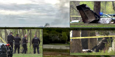 Poginula poslanica! Avion eksplodirao u plamenu: Ostaci olupine se srušili usred parka, očevidci zatekli jeziv prizor