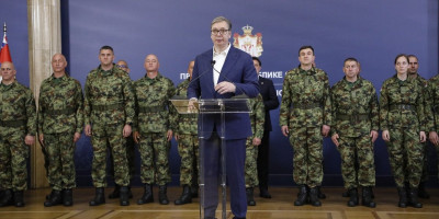 Vučić prima pripadnike Vojske Srbije (VIDEO)