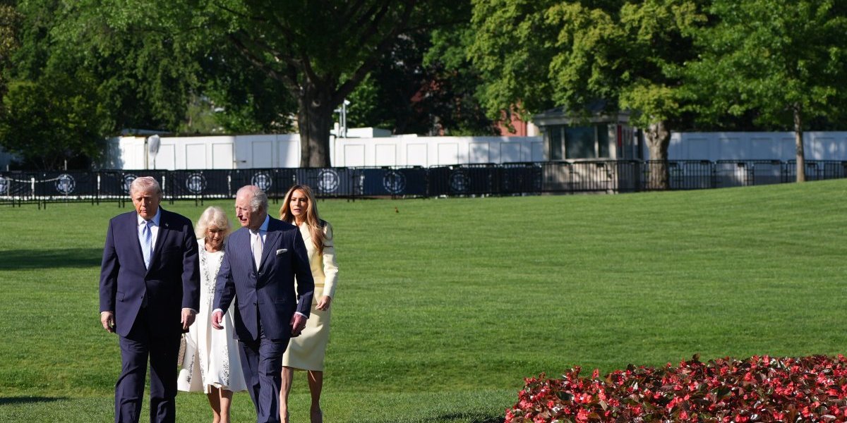 Kamila i Čarls sa Donaldom i Melanijom Tramp