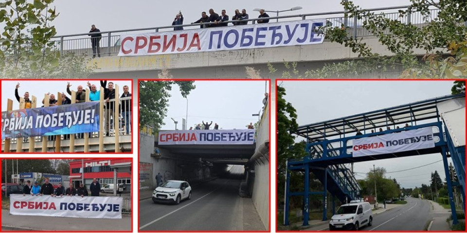 Srbija, trobojka, pobeda! Narod pokazao šta želi - Moćne poruke širom Beograda (FOTO/VIDEO)