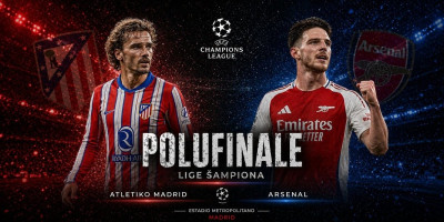Atletiko Madrid - Arsenal: Polufinale Lige šampiona, pratite uživo iz minuta u minut