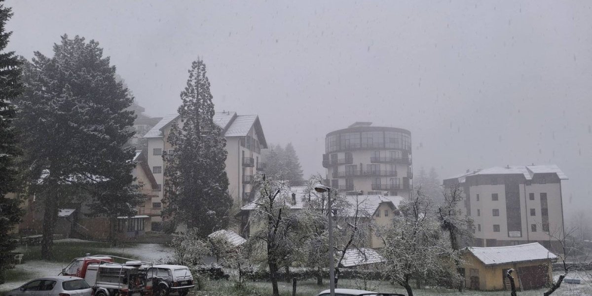 Sneg pred prvomajski uranak