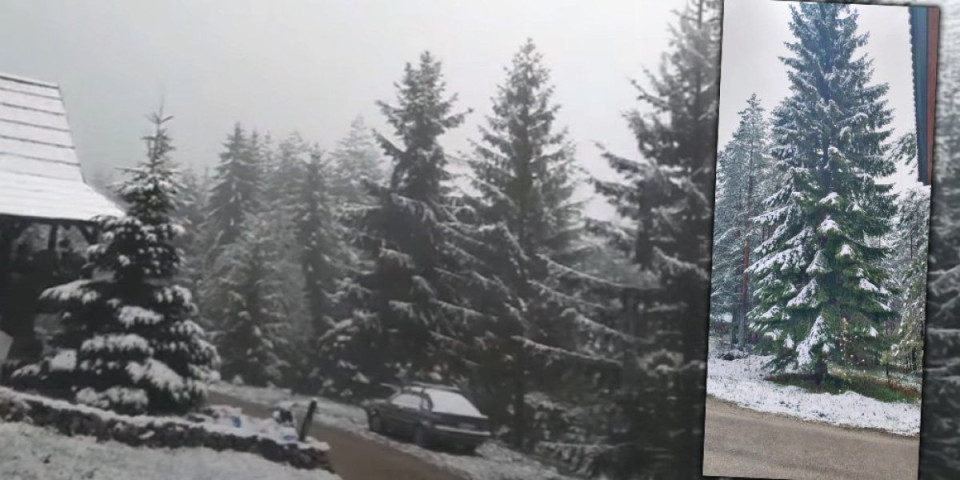 Sneg pada i ovde: K'o da je Nova godina, a ne Prvi maj