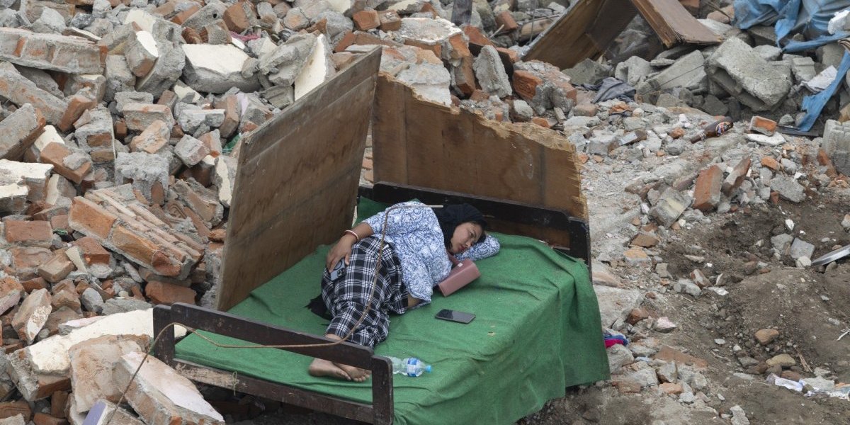 Nepal Život beskućnika