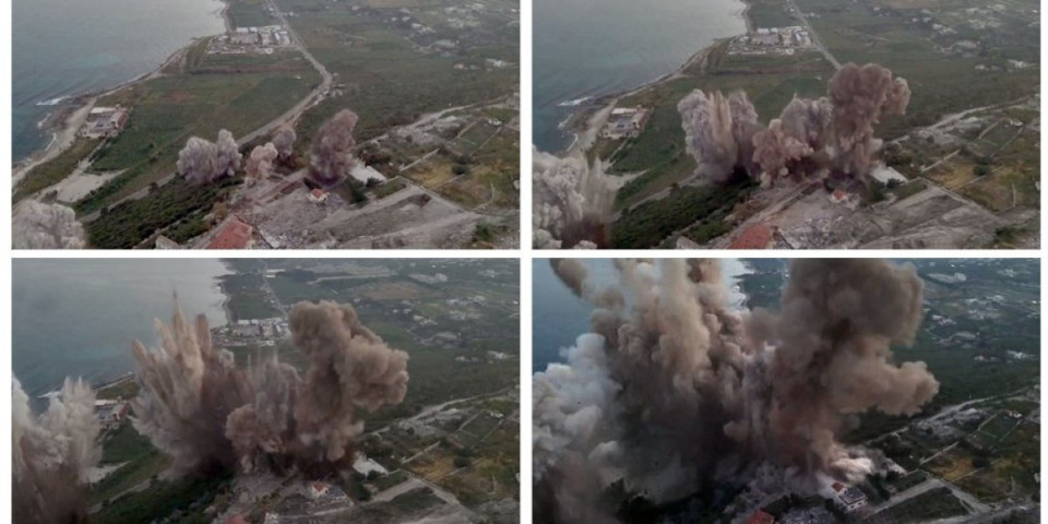Izrael upotrebio brutalnu silu: Pogledajte kako nestaje 140 metara hezbolahove podzemne tvrđave! (VIDEO)