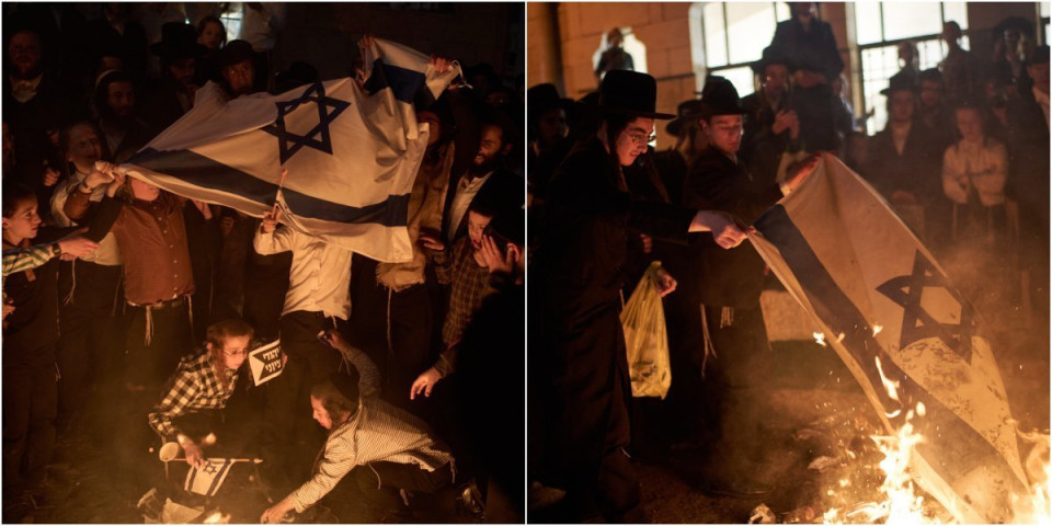(VIDEO) Šta se ovo dešava?! Jevreji pale zastave Izraela, Jerusalim gori, izbili sukobi ogromnih razmera