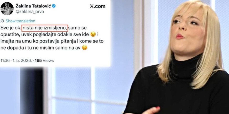 Delulu Žaki! Tatalovićka se oglasila nakon skandala: Ne odustaje od fiksacije da joj je Hajdin deda!