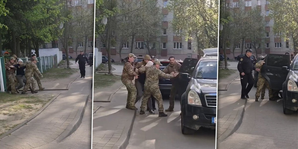 (VIDEO) Neverovatan snimak! Ukrajinci mobilišu u vrtićima: Skandal u Lavovu, situacija se totalno otela kontroli