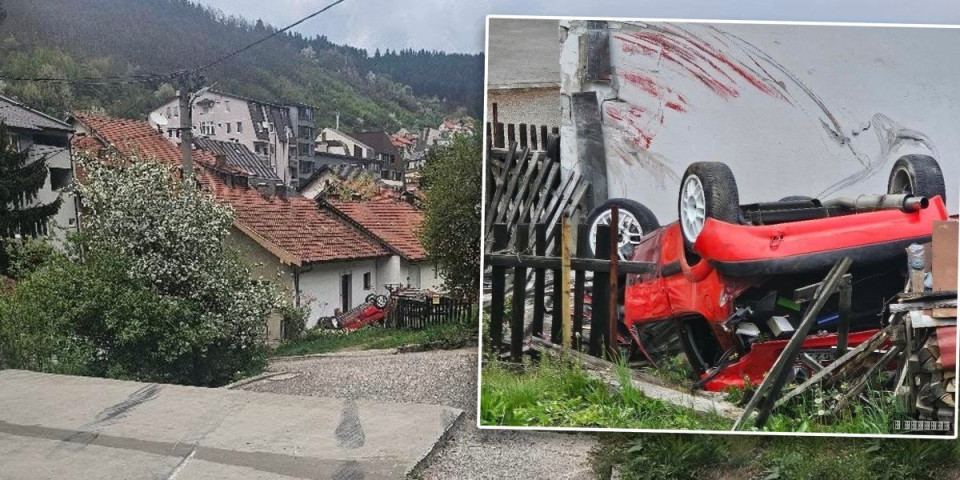 Užasna scena kod Nove Varoši: Auto potpuno smrskan nakon udara u kuću (FOTO)