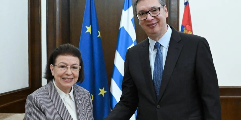 Vučić sa Mendoni: Ovo su bile teme sastanka sa grčkom ministarkom