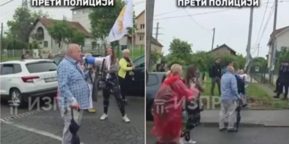 Milivojević izgubio živce! Urlao na policiju kao pomahnitao i pozivao na haos usred Resnika (VIDEO)