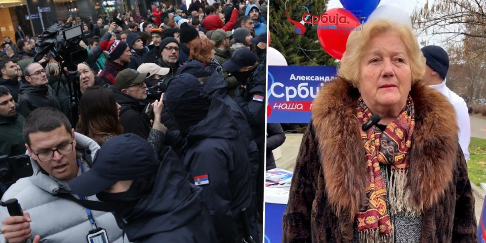 "Umri, babo da studenti žive u miru, droljetino": Užas u Mladenovcu, pogledajte šta su blokaderi uradili nesrećnoj starici (FOTO/VIDEO)